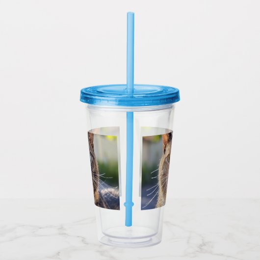 Cat foto toevoegen Aanpassen Acryl Drinkbeker (Rechts)