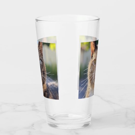 Cat foto toevoegen Aanpassen Glas (Links)