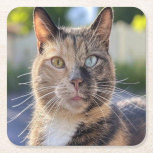 Cat foto toevoegen Aanpassen Kartonnen Onderzetters