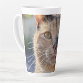 Cat foto toevoegen Aanpassen Latte Mok (Linkerhoek)