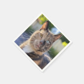 Cat foto toevoegen Aanpassen Servet (Hoek)