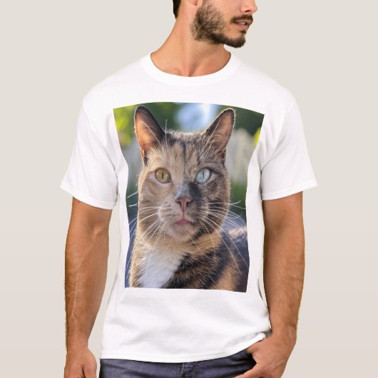 Cat foto toevoegen Aanpassen T-shirt (Voorkant)