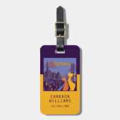 Cat Francisco Bagagelabel (Voorkant verticaal)