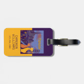 Cat Francisco Bagagelabel (Achterkant horizontaal)