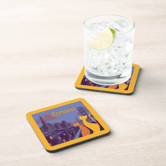 Cat Francisco Bier Onderzetter (Rechterzijde)