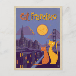 Cat Francisco Briefkaart