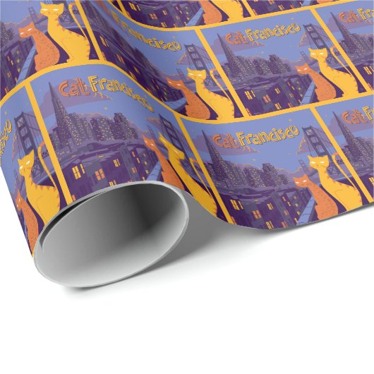 Cat Francisco Cadeaupapier (Rol Hoek)