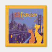 Cat Francisco Magneet (Voorkant)