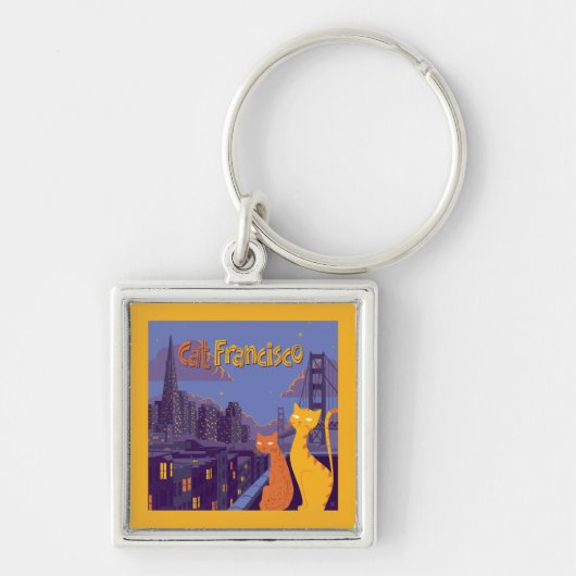 Cat Francisco Sleutelhanger (Voorkant)