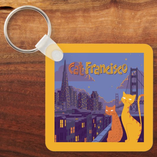 Cat Francisco Sleutelhanger (Voorkant)