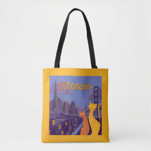 Cat Francisco Tote Bag