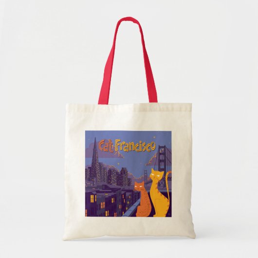 Cat Francisco Tote Bag (Voorkant)