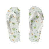 Cat Froth Matcha Green Tea Pattern Kinder Teenslippers (Voetbed)