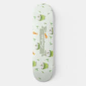 Cat Froth Matcha Green Tea Pattern Persoonlijk Skateboard (Voorkant)