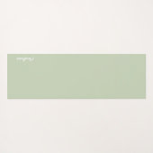 Cat Froth Matcha Green Tea Pattern Yogamat (Achterkant (horizontaal))