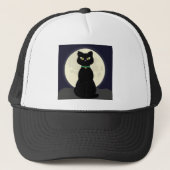 Cat Full Moon Night Moon Halloween Pet Magic (Voorkant)