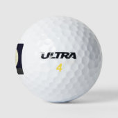 Cat Full Moon Night Moon Halloween Pet Magic Golfballen (Logo)