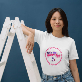 Cat Fun Pun Let's Get Gesponnen-ty Quote T-shirt