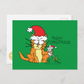 Cat Funny Cartoon Cute Mouse Briefkaart (Voorkant / Achterkant)