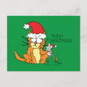 Cat Funny Cartoon Cute Mouse Briefkaart (Voorkant)