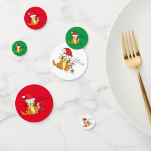 Cat Funny Cartoon Cute Mouse Confetti