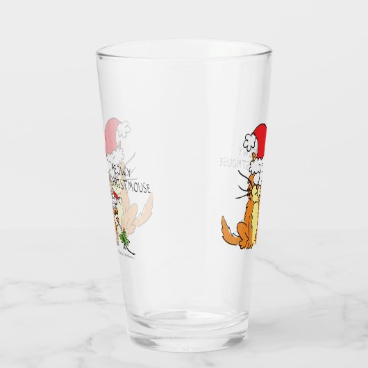 Cat Funny Cartoon Cute Mouse Glas (Rechts)