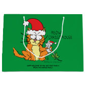 Cat Funny Cartoon Cute Mouse Groot Cadeauzakje (Voorkant)
