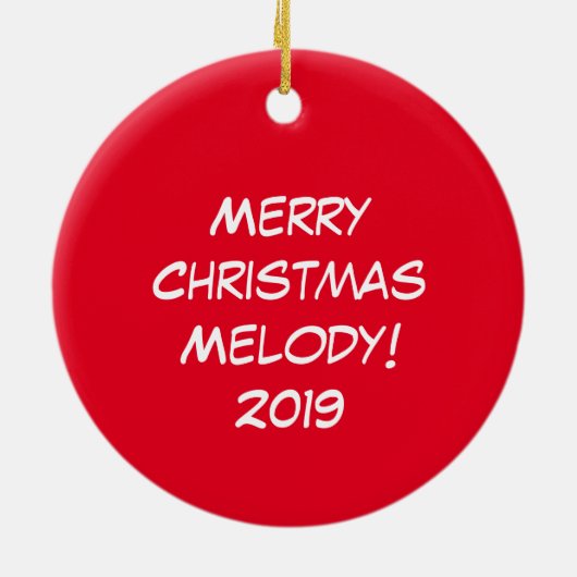 Cat Funny Cartoon Cute Mouse Keramisch Ornament (Achterkant)