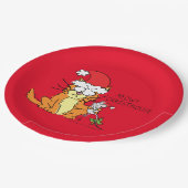 Cat Funny Cartoon Cute Mouse Papieren Bordje (Gekanteld)