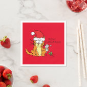 Cat Funny Cartoon Cute Mouse Servet (Insitu)