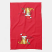 Cat Funny Cartoon Cute Mouse Theedoek (Verticaal)