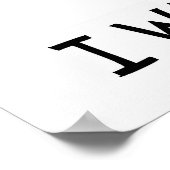 Cat | Funny & decorative Poster (Hoek)