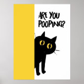 Cat | Funny & decorative Poster  (Voorkant)