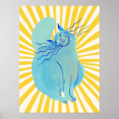 Cat | Funny & decorative Poster (Voorkant)