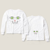 Cat Funny Face Cartoon-29034 (Voorkant /achterkant)