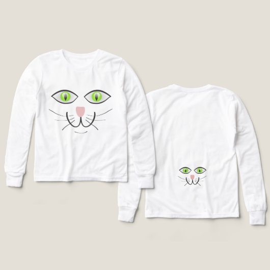 Cat Funny Face Cartoon-29034 (Voorkant /achterkant)