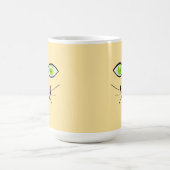 Cat Funny Face Cartoon-29034 Koffiemok (Center)