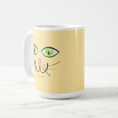 Cat Funny Face Cartoon-29034 Koffiemok (Voorkant links)