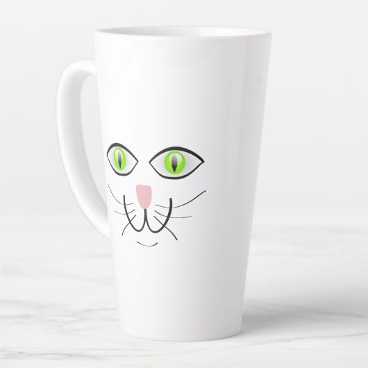 Cat Funny Face Cartoon-29034 Latte Mok (Linkerhoek)