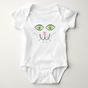 Cat Funny Face Cartoon-29034 Romper