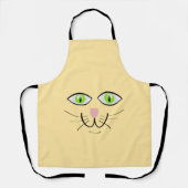 Cat Funny Face Cartoon-29034 Schort (Voorkant)