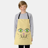 Cat Funny Face Cartoon-29034 Schort (Gedragen)