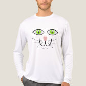 Cat Funny Face Cartoon-29034 Tri-Blend Shirt (Voorkant volledig)