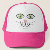 Cat Funny Face Cartoon-29034 Trucker Pet (Voorkant)