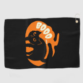Cat Funny Golfhanddoek (Horizontaal)