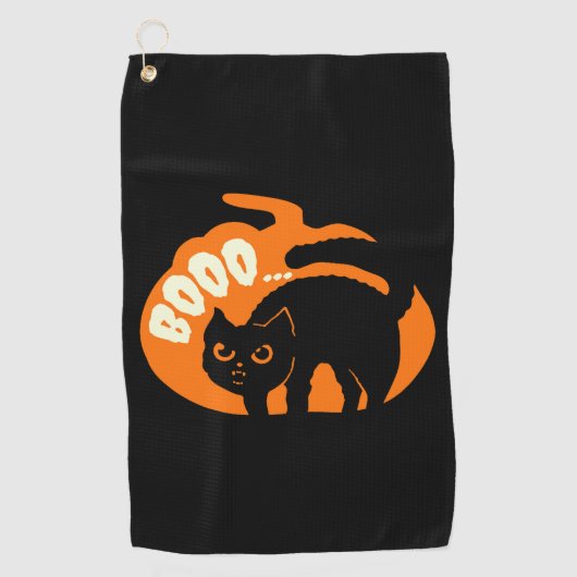 Cat Funny Golfhanddoek (Voorkant)