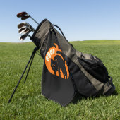 Cat Funny Golfhanddoek (Groen)