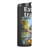 Cat Funny Kayak Paddle Thermosbeker (Gedraaid links)