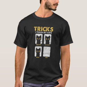 Cat Funny Kitten Pet Animal Tricks Kat Eigenaar Vi T-shirt