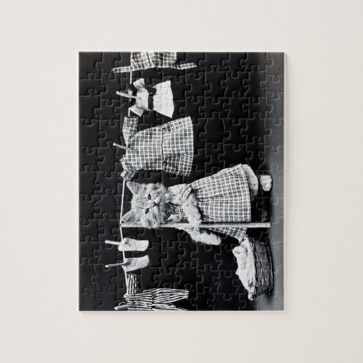 Cat Funny Laundry Day Legpuzzel (Verticaal)